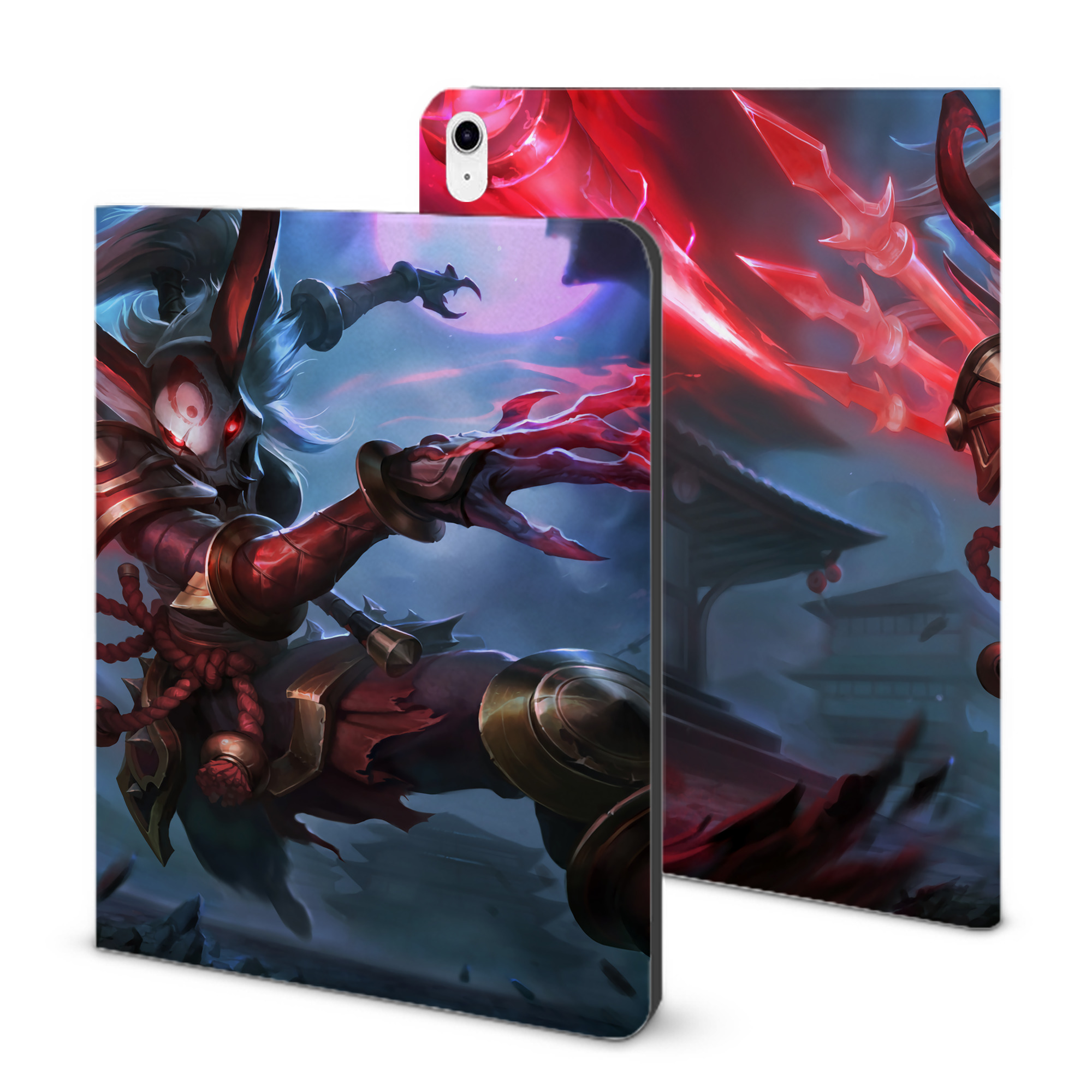 （画像用） リーグ・オブ・レジェンド League of Legends LOL IPad ケース ブック型 PUレザー TPU 耐衝撃 軽量 薄型 ペン収納なし 全面保護 IPad 各モデル対応